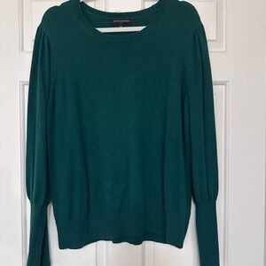 Stunning Hunter Green Long Sleeve Sweater by Banana Republic